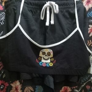 NWT Disney COCO Lounge Set Black/Dark Grey Hot Topic 2X